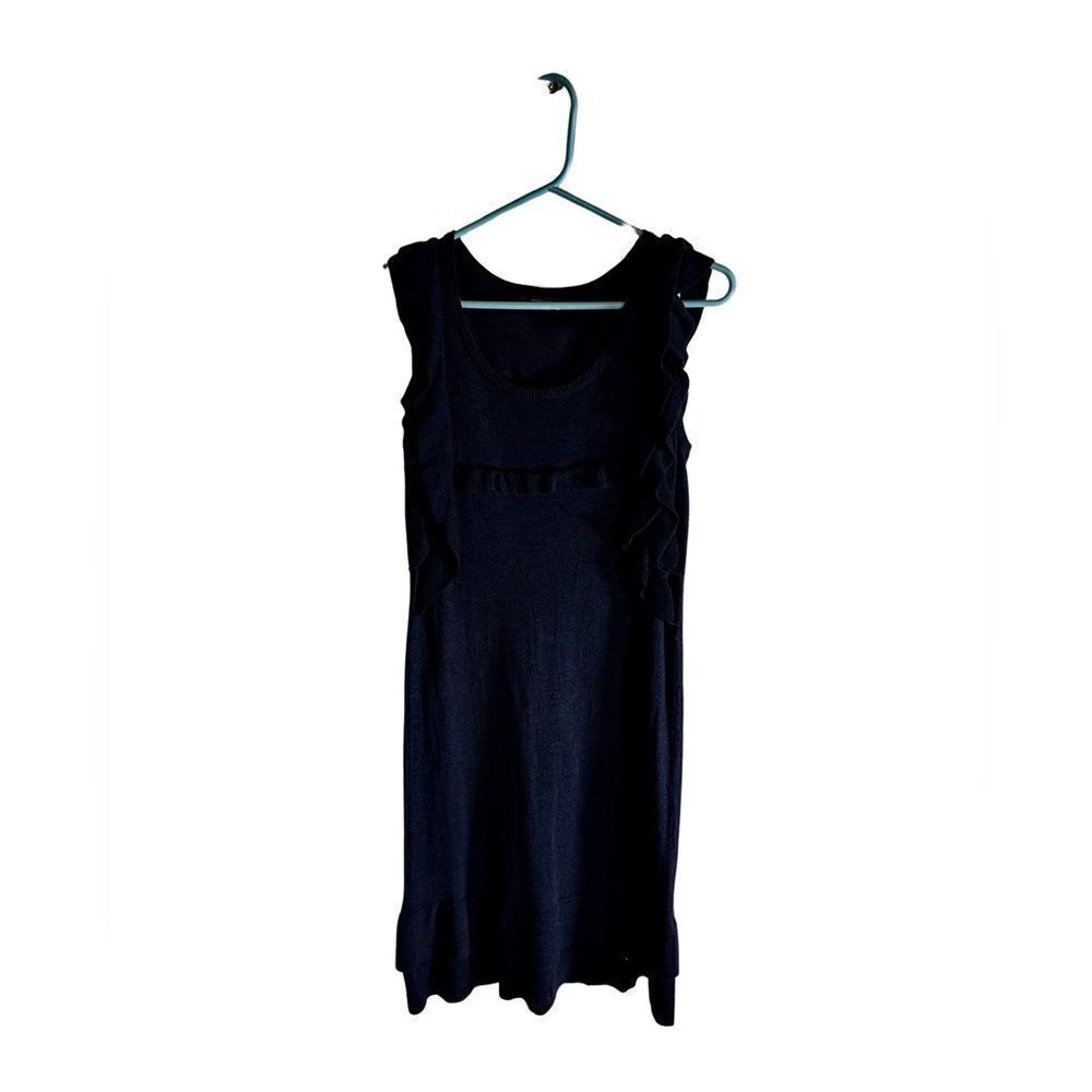 Theme - Blue Knit Dress